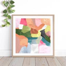 Candy Crush I Paper Print, Abstract Art, Painting, Prints Living Room, Australian Wall Print Decor, Art - thumbnail 1