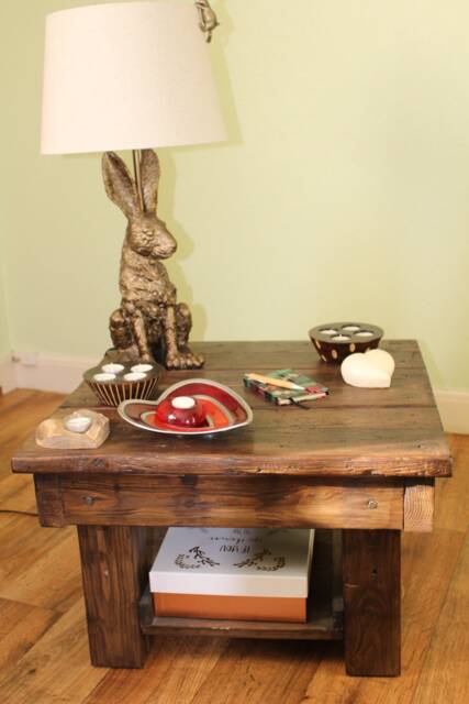 Rustic Reclaimed Wood Coffee Table - image 1