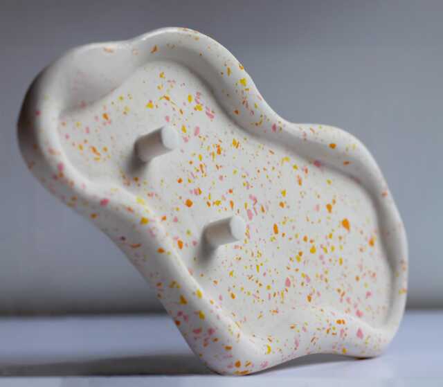 1, 2 Or 3 Electric Toothbrush Holder, Terrazzo Jesmonite Bathroom Organizer - image 1