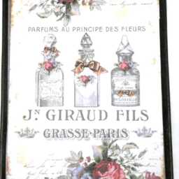 Paris Perfume Wood Wall Art, French Sign - thumbnail 2
