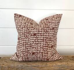One Scott Living Pillow Cover, Dark Brown Medallion Pillow, Decorative Throw Pillow, Chocolate Accent - thumbnail 1