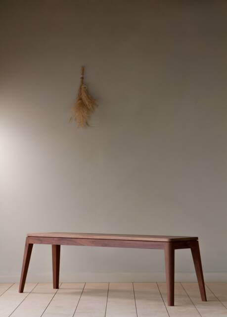 Konk ??? S??kt Bench Bespoke Sizes Available Modern Walnut Seat, Minimalist Dining, Hallway Seating, Side Table - image 1