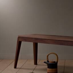 Konk ??? S??kt Bench Bespoke Sizes Available Modern Walnut Seat, Minimalist Dining, Hallway Seating, Side Table - thumbnail 2