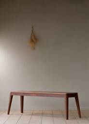 Konk ??? S??kt Bench Bespoke Sizes Available Modern Walnut Seat, Minimalist Dining, Hallway Seating, Side Table - thumbnail 1