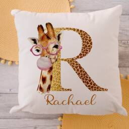 Giraffe Cushion, Pillow, Girl Giraffe, Gift, Gift For Him, Lover, Mum, Her, Girl - thumbnail 2