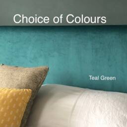 Headboard Cover in Velvet, Choice Of Colours, Custom Made To Fit Existing Headboard, See Description For Full Details - thumbnail 2