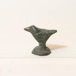 Bronze Bird Sculpture, Tiny Bird, Small Metal Birds By Forestroadstudio - thumbnail 2