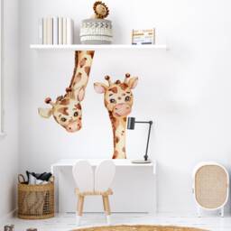 Kids Wall Decal Peel & Stick - Cute Giraffe Baby Sticker Nursery Decals - thumbnail 2