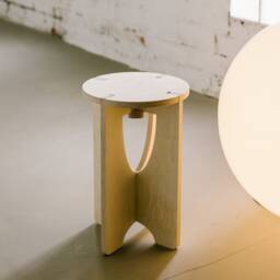 Multifunctional Wooden Stool - Detachable Seat, Coffee Table, Footrest & Plant Stand - thumbnail 4