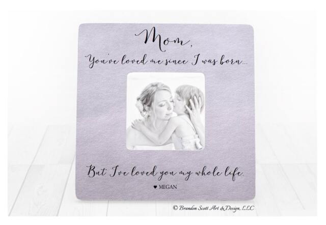 Mothers Day Gift For Mom Personalized Picture Frame, Gift, Mother Of The Bride Grandma From Daughter Son - image 1