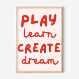 Bright Prints For Kids Perfect A Playroom, Nursery Or Bedroom - Unframed - thumbnail 2