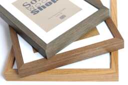 Elegant Natural Oak Veneer Picture Frame, Top Quality Real Wood, Premium Photo Any Size Available, Home Decor, Solidwoodshop - thumbnail 1