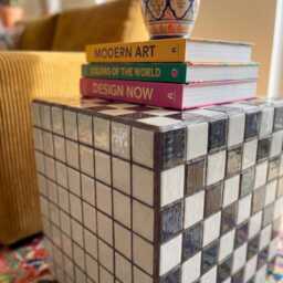 Tiled Side Table, Box L - thumbnail 2