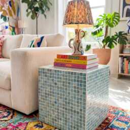 Tiled Side Table, Box L - thumbnail 4