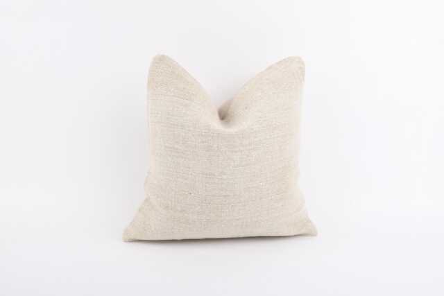 Handwoven Kilim Pillow Cover Vintage Turkish Rug, 16x16 Euro Sham - image 1