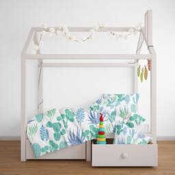 3D Cactus Bedding Set, Tropical Plant Duvet Cover - thumbnail 2