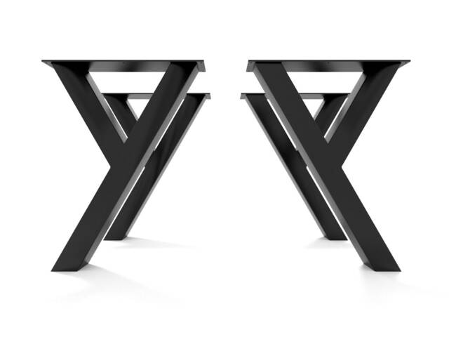 Metal Table Legs Y-Shaped , Industrial & Modern Design, Carbon Steel Desk Or Dining Supports - Y8080 - image 1