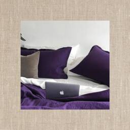 Pair Of Natural Beauty Linen Shams - A Set Two Sham Covers Modern Tailored Bedding Made To Order in The Usa - thumbnail 1