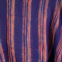 "Purple Striped Blanket Scarf Throw, Lightweight Warm Shawl - 38""x78" - thumbnail 3