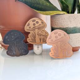 Mushroom Mirrored Acrylic Night Light - thumbnail 4