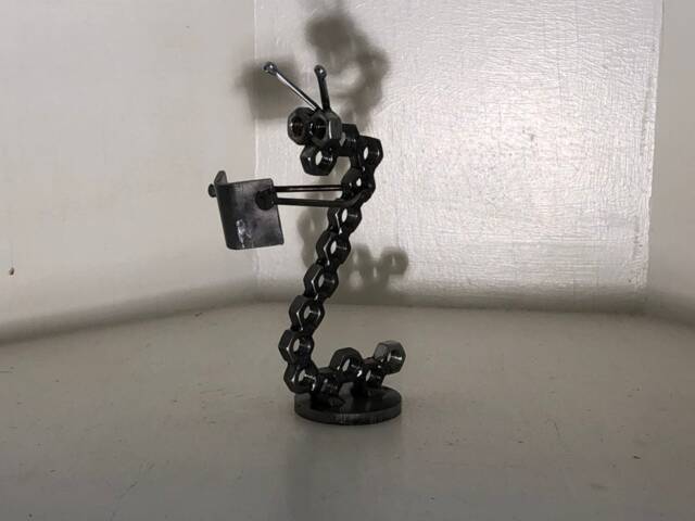 Metal Art Bookworm - image 1