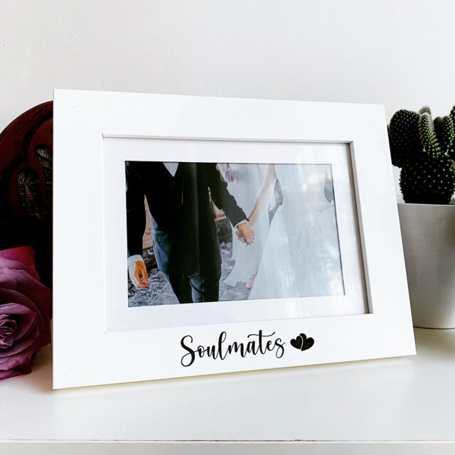 Personalized Wooden Photo Frame A Perfect Gift On Wedding, Baby Shower & Christening, For Mom, Dad Grandparents - image 1