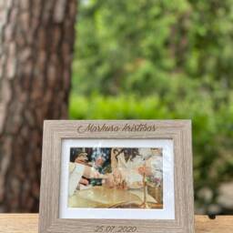Personalized Wooden Photo Frame A Perfect Gift On Wedding, Baby Shower & Christening, For Mom, Dad Grandparents - thumbnail 3