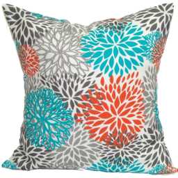 Outdoor Pillow Covers, Orange Yellow Covers For 20x20, 16x16, 18x18 Pillows, All Sizes - thumbnail 2