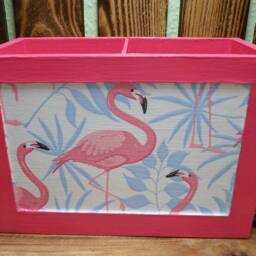 Utensil Box, Pen Flamingo - thumbnail 3