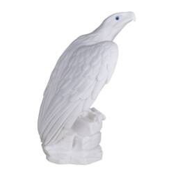 Roman Eagle Statue, Cast Marble Aquila Sculpture, Ancient Rome Legion Emblem, Bird Of Prey, Office Desk Decor Gift - thumbnail 3