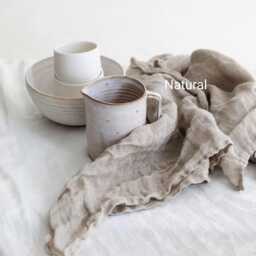 Linen Canopy Scarf For A Luxurious Bedroom Retreat, Romantic Translucent Your Bed, Dreamy European Muslin Drape - thumbnail 4