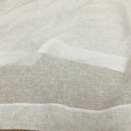 A Pair Of Linen Sheer Curtains, Sheer Curtain Panels, Shabby Chic Window White Curtain - thumbnail 3