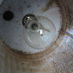 Vintage 5 Gallon Oil Can Pendant Light - thumbnail 3