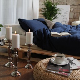 Natural Grey 100% Linen Duvet Cover Very Soft & With Snap Buttons, Custom Orders, King, Queen, Full, Single, Twin, Double Size - thumbnail 4