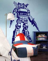 Nursery Wall Decals Boy Decor-Inspired By Transformers Style Vinyl Decal Sticker-Dk178 - thumbnail 1