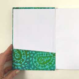 Handmade Island Batik Pencil Case Fabric Stationery Organiser With Magnetic Closure Multipurpose Box - thumbnail 4