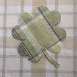 st Patrick's Day Lucky Pillow, Irish Four Leaf Clover Tartan Cushion, Decorative Handmade Perfect Scottish Gift Ideas 12 - thumbnail 3