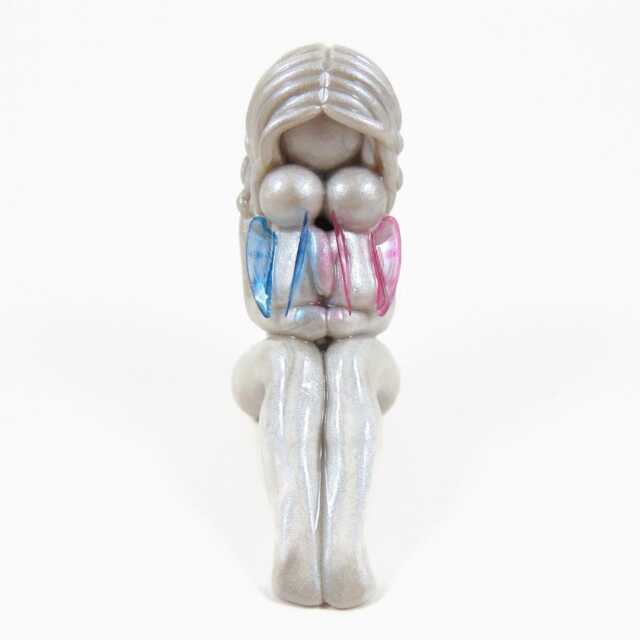Memorial Sculpture Twin Angel Babies & Mother, Made To Order - image 1