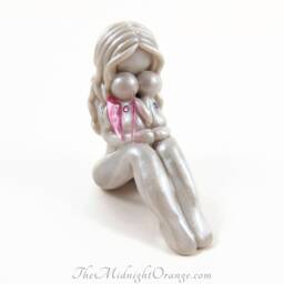 Memorial Sculpture Twin Angel Babies & Mother, Made To Order - thumbnail 2