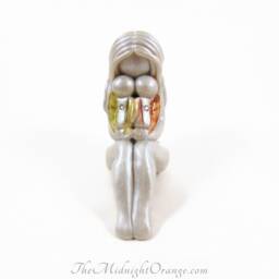 Memorial Sculpture Twin Angel Babies & Mother, Made To Order - thumbnail 3