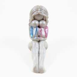 Memorial Sculpture Twin Angel Babies & Mother, Made To Order - thumbnail 1