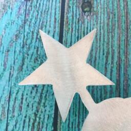 Poodle, Standard Show Cut Miniature Dog Tree Topper, Holiday Decoration, Aluminum, Christmas Lover - thumbnail 4