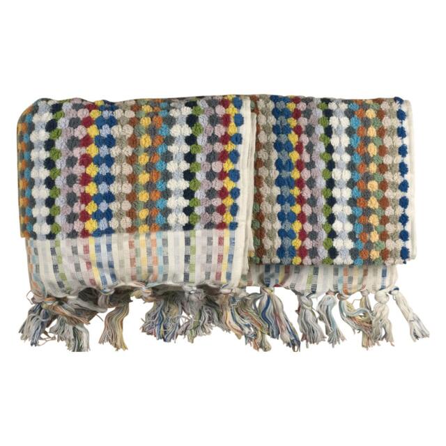 Colorful Cotton Towel Gift For Him Hand Loom Turkish Thick Luxury Fluffy Kitchen Her Beach - image 1