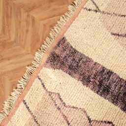 Moroccan Boujaad Rug 6x9 Ft - Vintage Berber Handmade Wool Area Boho Carpet Bohemian - thumbnail 3