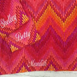 Personalized Hooded Towel Lg Pink Chevron Monogrammed Beach Birthday Gift Adult Beach Towel Graduation For Mom - thumbnail 2