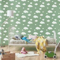 Cloud Wall Stencil Reusable Plastic Template For Diy Decor - thumbnail 3