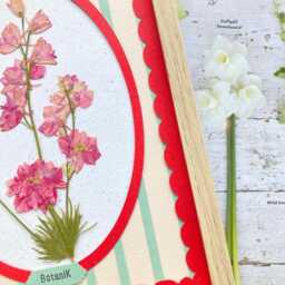 Flower & Paper Herbarium, Framed 18x24 cm, French Designer, Botanik Flower Farm, Organic Farming - thumbnail 3