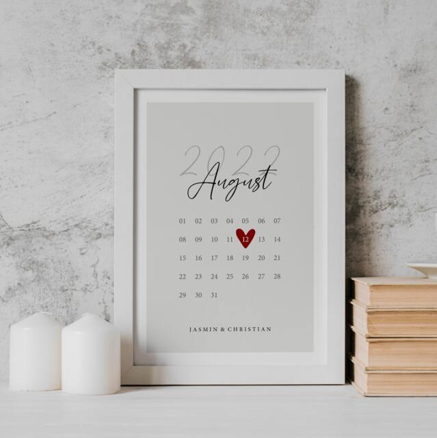 Personalized Anniversary Gift For Him - Wedding Gifts The Bride & Groom Men - image 1