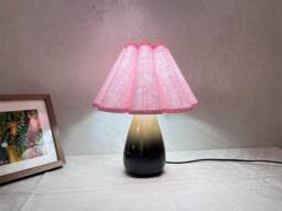 Pink Lampshade, Pleated Shades, Linen Petal Lamp Custom Nursery Lampshades, Available in 14 Colors