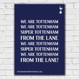 Tottenham Hotspur Print - From The Lane Song Poster Wall Art - thumbnail 2